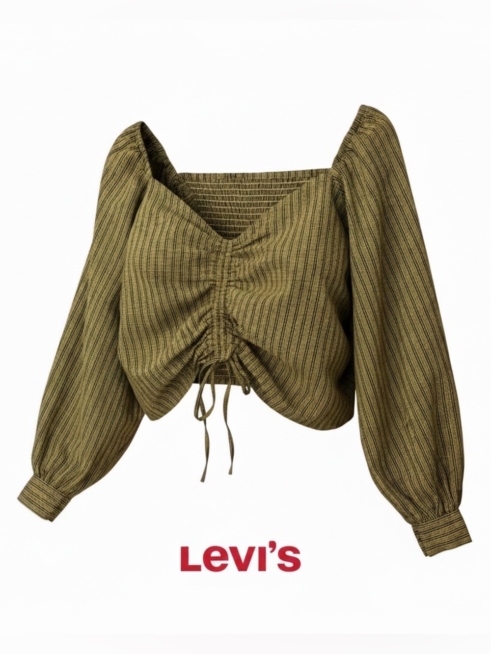 283 LEVIS PLUS cotton crop top